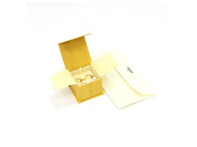 Fendi Orecchini in oro e perle - vista 6