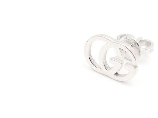 Gucci Orecchini GG Stud in oro bianco Argento - vista 2