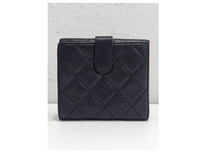 Chanel Classic Caviar Silver Hardware Wallet Silvery - view 6