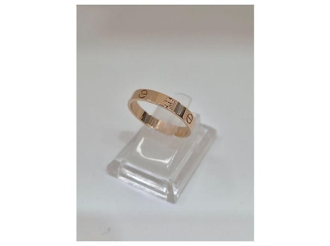 Cartier Small Pink Gold Ring Size Full Set - view 13