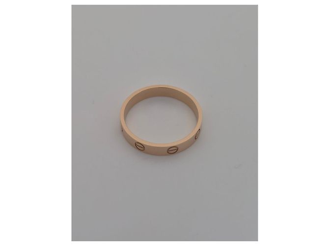 Cartier Small Pink Gold Ring Size Full Set - view 15