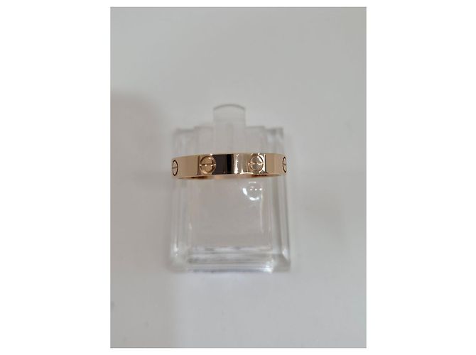 Cartier Small Pink Gold Ring Size Full Set - view 4