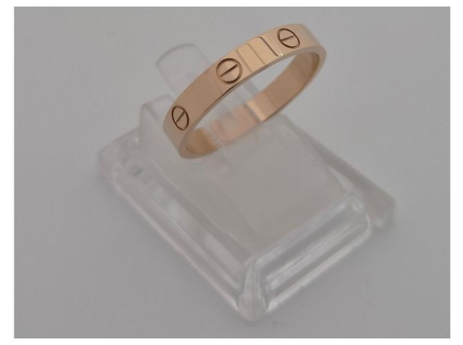 Cartier Small Pink Gold Ring Size Full Set - view 6