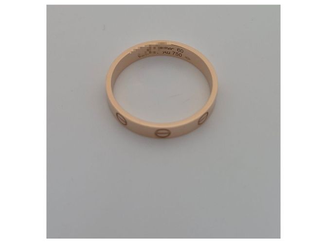 Cartier Small Pink Gold Ring Size Full Set - view 8