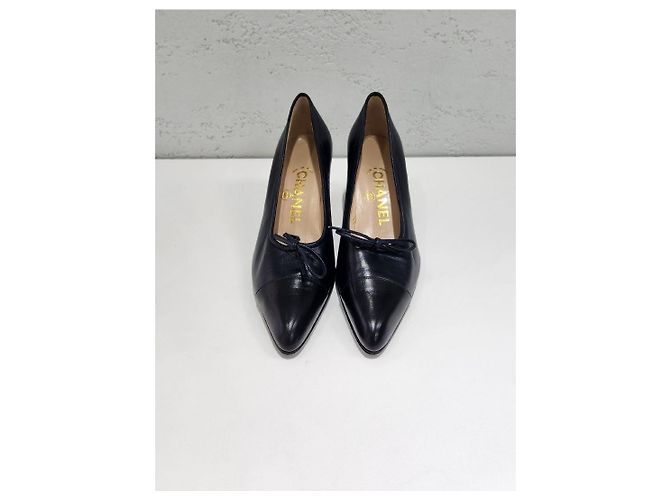 Chanel Décolleté in pelle neri da donna Taglia Nero - vista 2