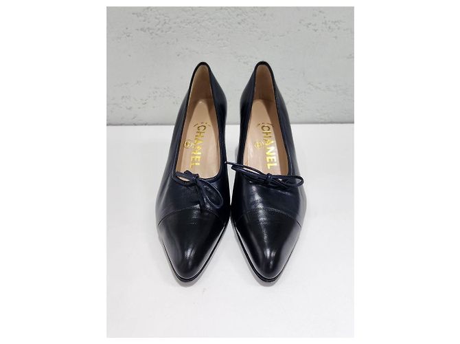 Chanel Décolleté in pelle neri da donna Taglia Nero - vista 3
