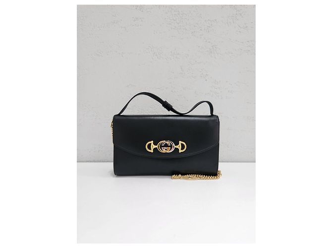 Gucci Kleine Interlocking Top Handle Crossbody Bag Silber - Ansicht 2