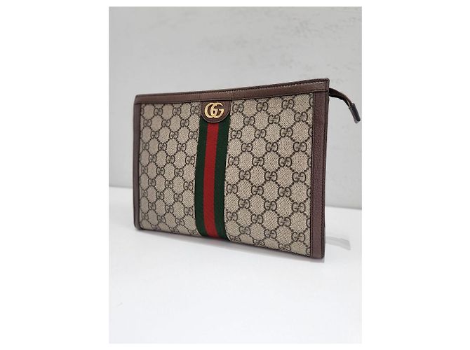 Gucci Clutch Ophidia GG Supreme Multicolore - vista 4