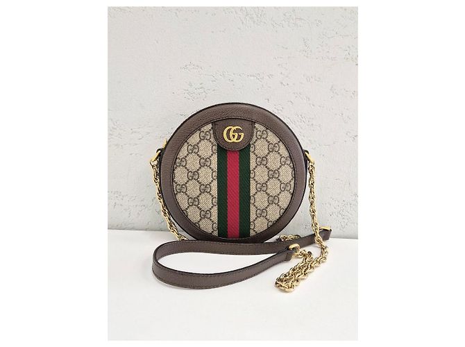 Gucci Mini borsa a tracolla Ophidia GG Round Multicolore - vista 2
