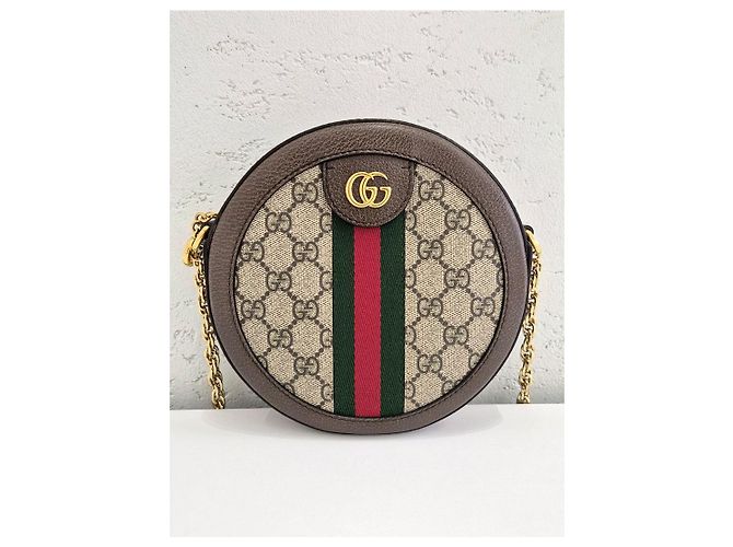 Gucci Mini borsa a tracolla Ophidia GG Round Multicolore - vista 3