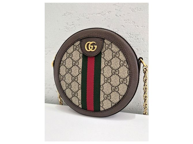 Gucci Mini borsa a tracolla Ophidia GG Round Multicolore - vista 4