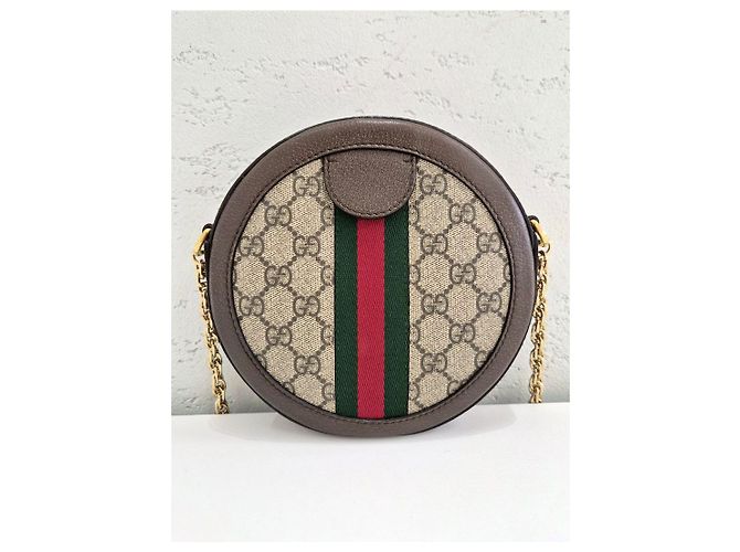 Gucci Mini borsa a tracolla Ophidia GG Round Multicolore - vista 6
