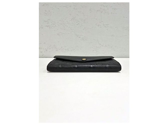 Louis Vuitton Carteira longa Sarah Monogram Empreinte preta Multicor - vista 7