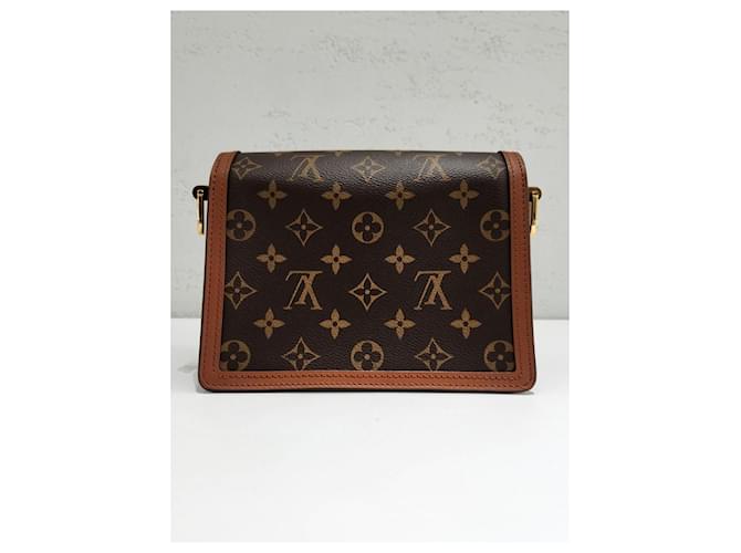 Louis Vuitton Mini borsa a tracolla Dauphine Monogram Argento - vista 6