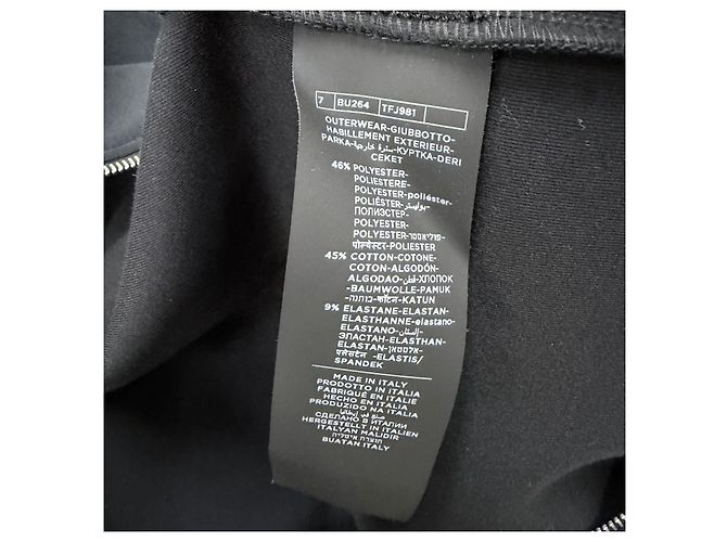 Tom Ford Giacca sportiva con zip in cotone Nero - vista 7
