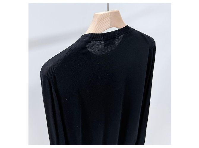 Tom Ford Wool Crewneck Knit Black - view 5