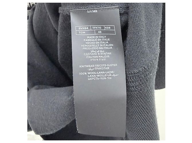 Tom Ford Wool Crewneck Knit Black - view 6