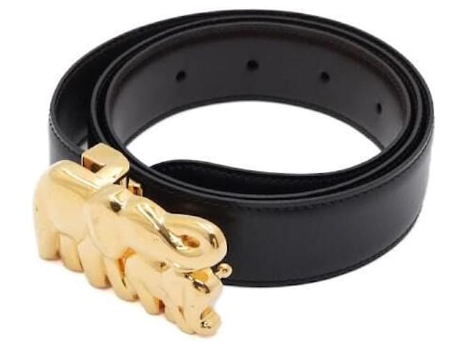 Cartier Damen-Gürtel mit Schnalle Schwarz - Ansicht 2