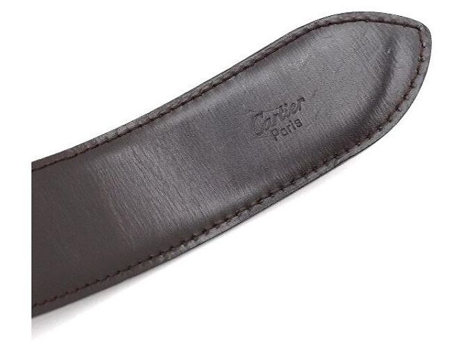 Cartier Damen-Gürtel mit Schnalle Schwarz - Ansicht 5