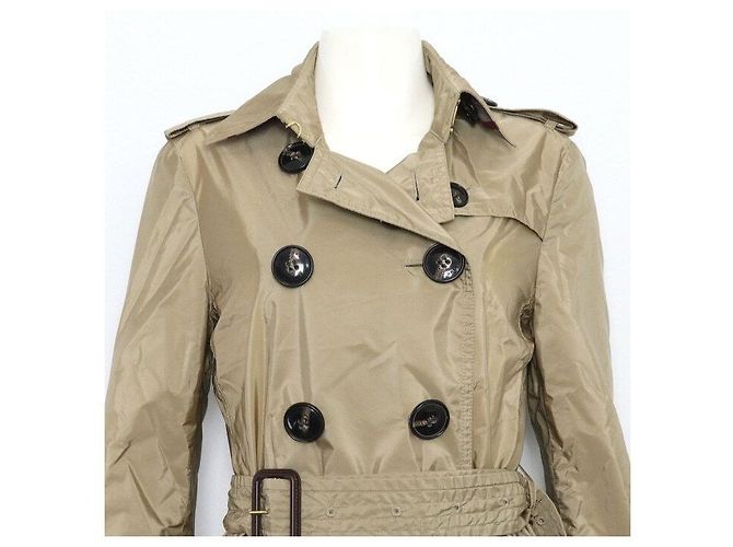 Burberry Gabardina de nailon con cinturón para mujer - vista 2