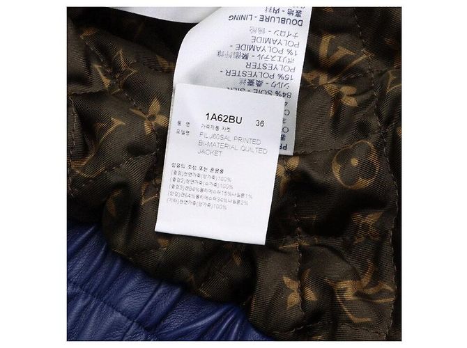 Louis Vuitton Jaqueta acolchoada bimaterial estampada para mulher - vista 6