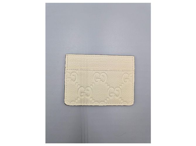 Gucci GG Logo Card Case White - view 10