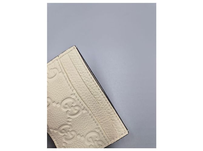Gucci GG Logo Card Case White - view 11