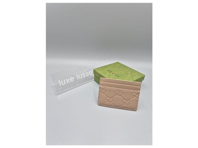 Gucci GG Logo Card Case White - view 14