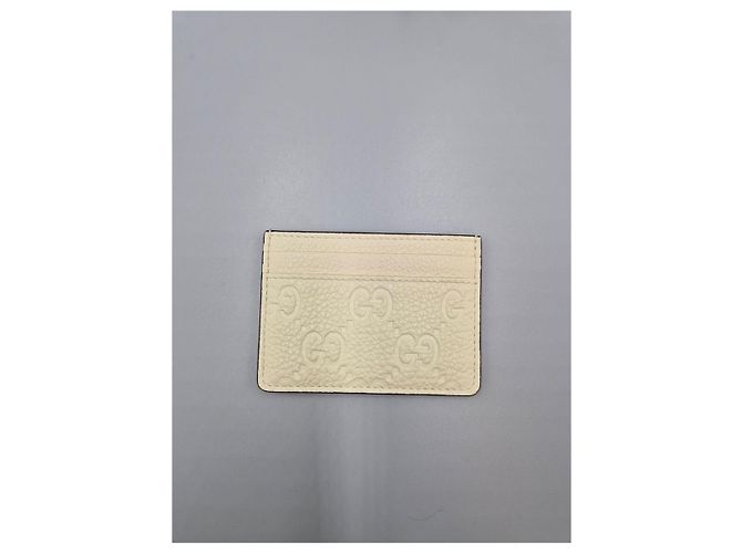 Gucci GG Logo Card Case White - view 9