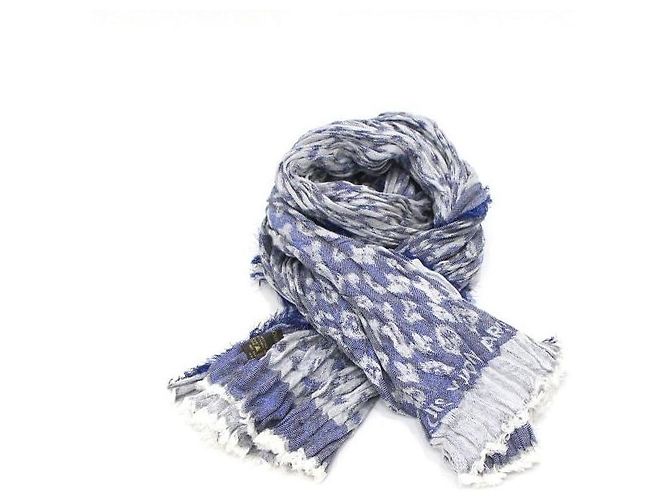 Louis Vuitton Stola e sciarpa in misto seta con monogramma Multicolore - vista 7