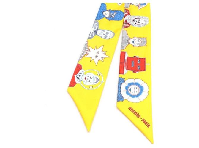 Hermès Foulard in seta Dress Code TWILLY D'oro - vista 2