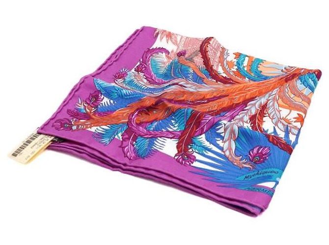Hermès Sciarpa Gavroche quadrata Mythiques Phoenix - vista 2