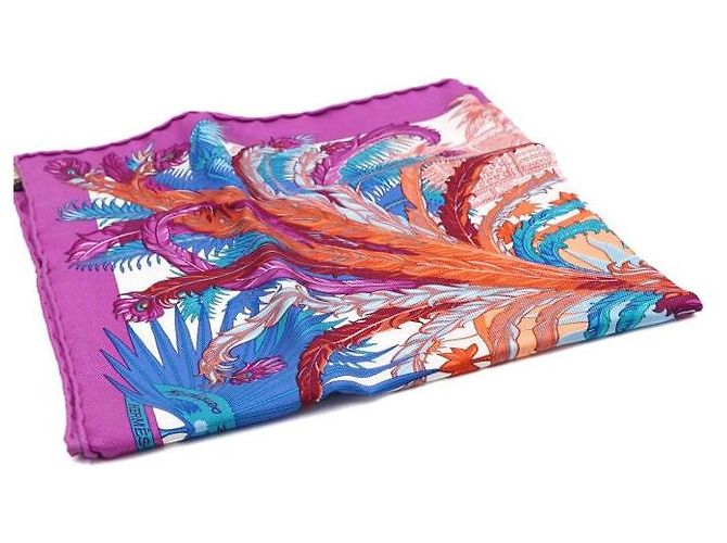 Hermès Sciarpa Gavroche quadrata Mythiques Phoenix - vista 4