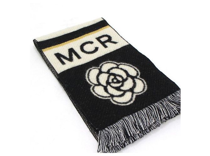 Chanel Sciarpa MCR Camellia in misto cashmere - vista 2