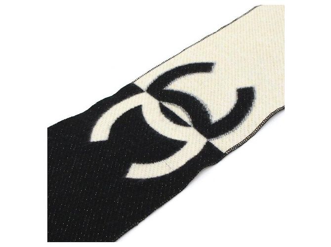 Chanel Sciarpa MCR Camellia in misto cashmere - vista 4