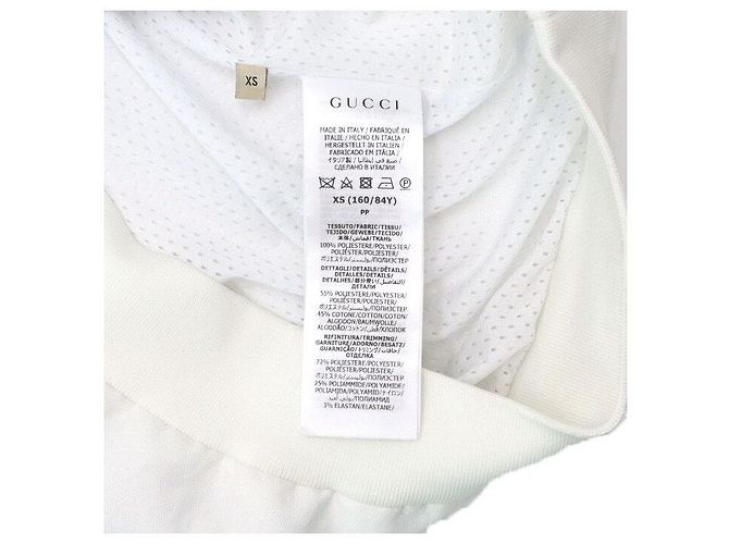 Gucci Giacca in jersey tecnico da donna bianca con Interlocking Web - vista 8