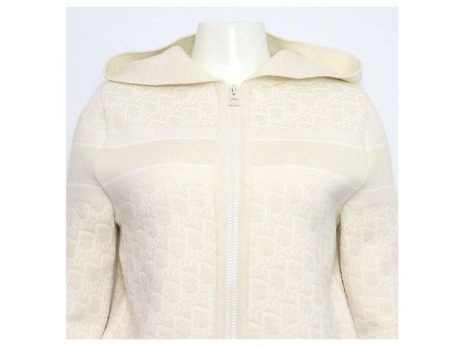 Dior Giacca con cappuccio e zip Oblik in misto cashmere da donna - vista 2