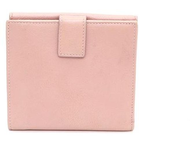 Salvatore Ferragamo Cartera compacta Vara rosa - vista 3