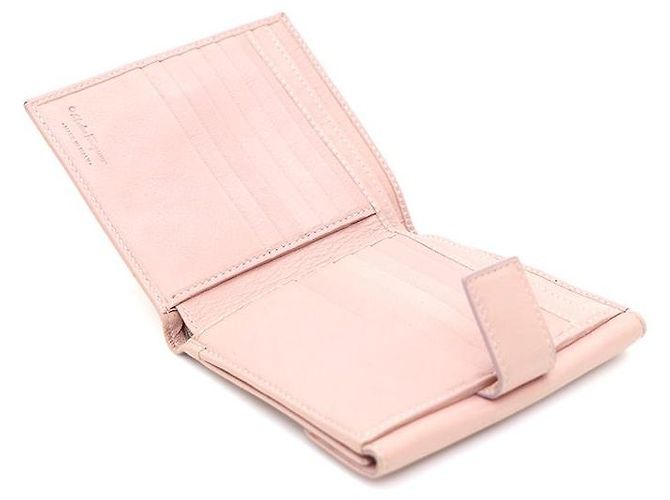 Salvatore Ferragamo Cartera compacta Vara rosa - vista 9