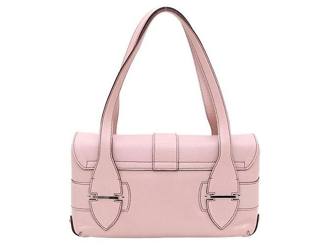 Salvatore Ferragamo Borsa Tote e Borsa a Spalla Gancini Lock Rosa - vista 3