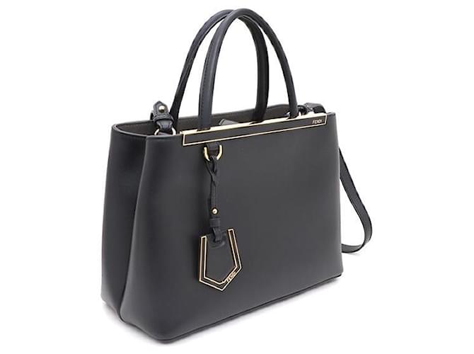 Fendi Piccola Tote e borsa a tracolla Nero - vista 2