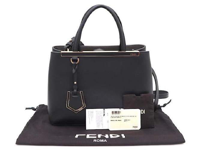 Fendi Piccola Tote e borsa a tracolla Nero - vista 9