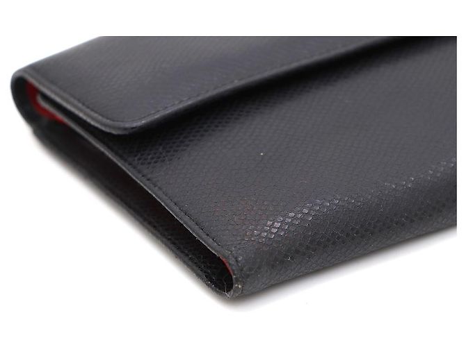 Montblanc Gold Logo Folder Wallet Black - view 6