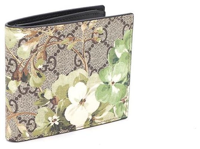 Gucci Portafoglio in tela Supreme con stampa floreale e logo GG - vista 2