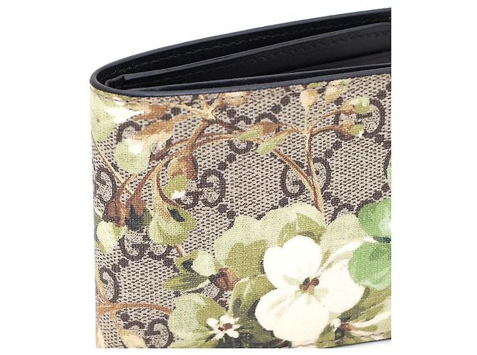 Gucci Portafoglio in tela Supreme con stampa floreale e logo GG - vista 4