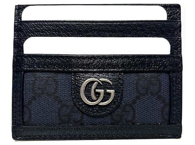 Gucci Ophidia GG Card Case UULBN Blue - view 4