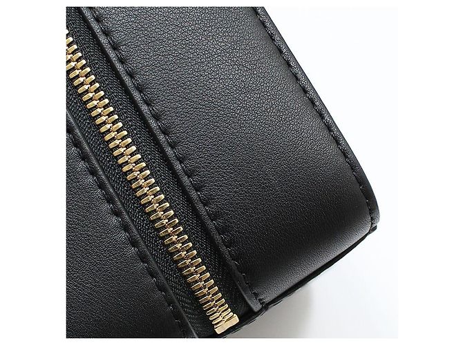 Vanity Chanel Borsa porta cosmetici con manico superiore e tracolla nera Nero - vista 6