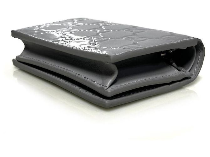 Gucci Kleiner Geldbeutel GG Emblem Silber - Ansicht 6