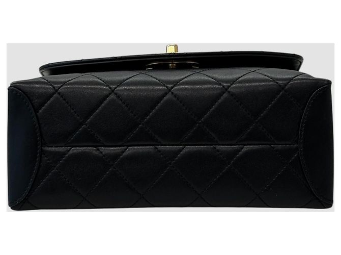 Chanel Season Coco Handle Top Handle Chain Lettering Black Series Nero - vista 8