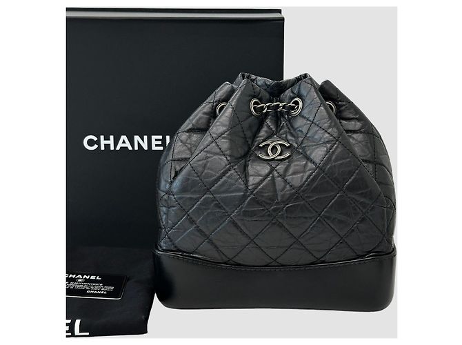 Chanel Gabrielle Rucksack Small Series Schwarz - Ansicht 3